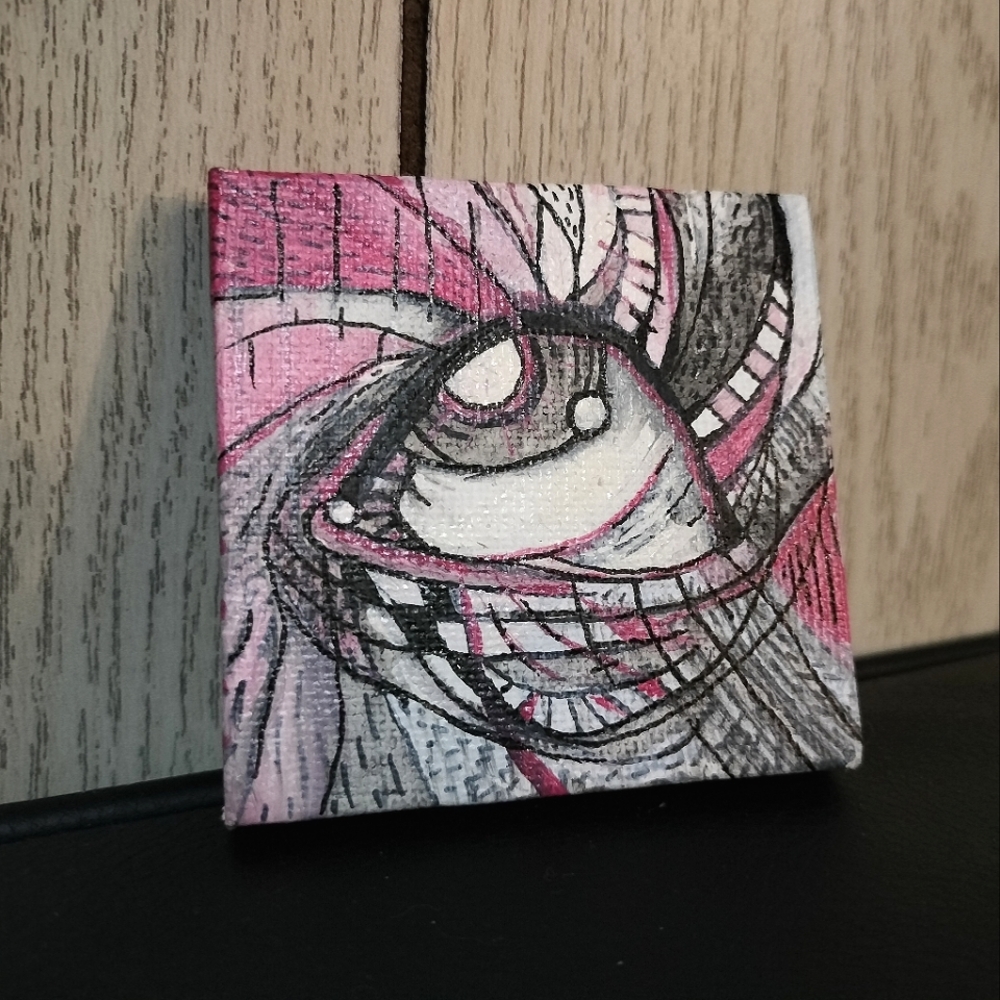 Red and Black Eye Painting (Untitled Eye #1)